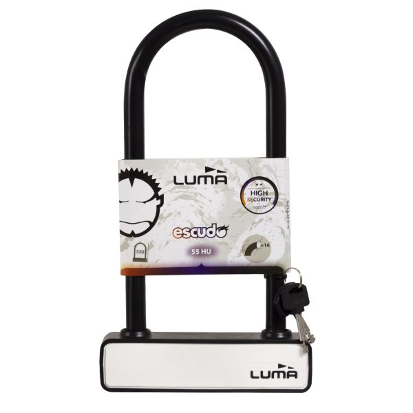 Candado Luma U Lock Escudo Cuadrado 55 Hu Blanco C4 Luma 2019