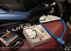 Prueba candados para motos LUMA